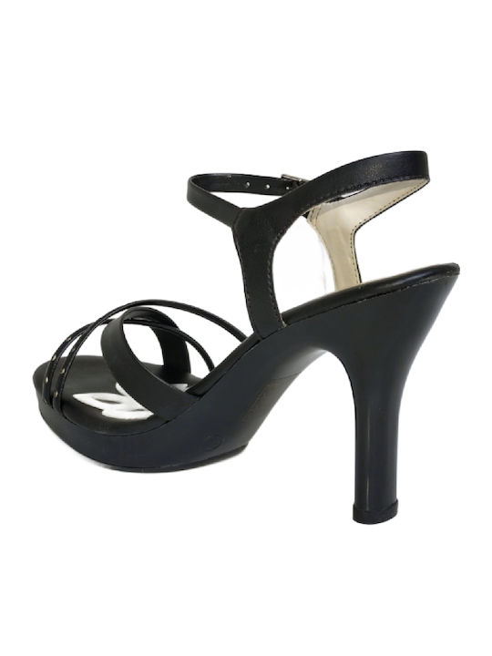 Leder Sandalen Schwarz