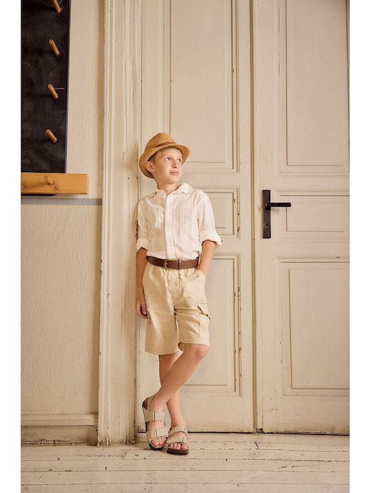 Kids Shirt Long Sleeve White