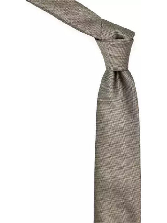 Makis Tselios Fashion Men's Tie in Beige Color