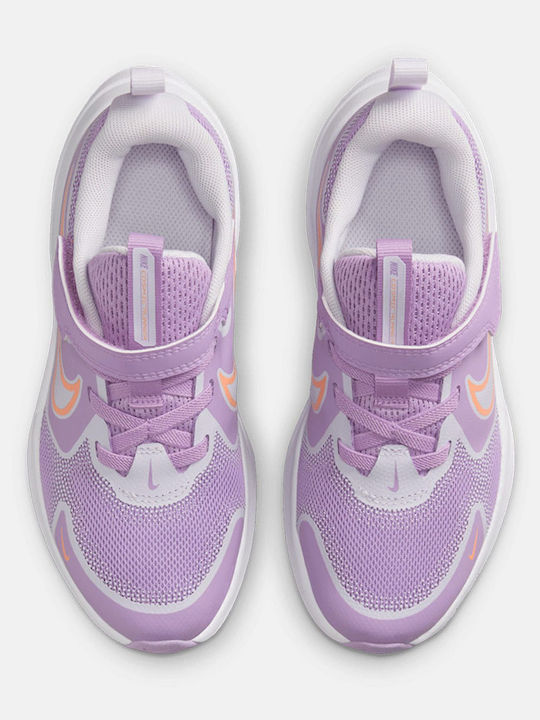 Cosmic Runner Kids Sports Shoes Running with Hoop & Loop Closure Lilac