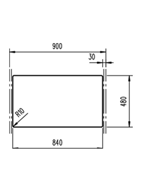 Teka Stone 90 B-TG 2B Ένθετος Νεροχύτης από Συνθετικό Γρανίτη Μ51xΠ20cm Topaz Beige