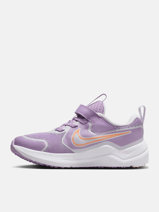 Cosmic Runner Kids Sports Shoes Running with Hoop & Loop Closure Lilac
