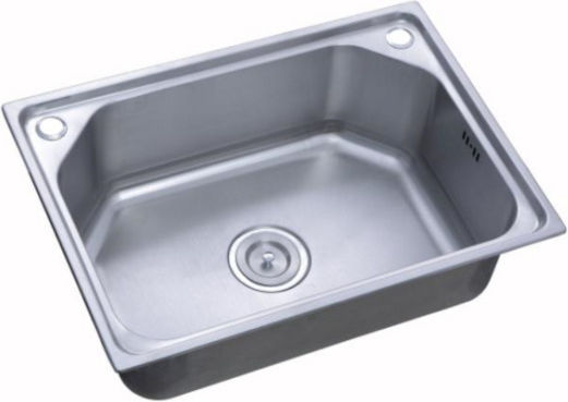Sanitec Ένθετος Νεροχύτης Inox Μ60xΠ43cm Γκρι