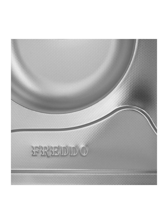 Freddo Ένθετος Νεροχύτης Δεξιός Inox Μ78xΠ49cm Γκρι