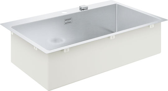 Grohe K800 31584SD1 Drop-In Chiuvetă Inox Satinat L84.6xW51cm Argintiu
