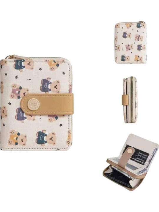 Starrydrip Kids Wallet with Coins Beige