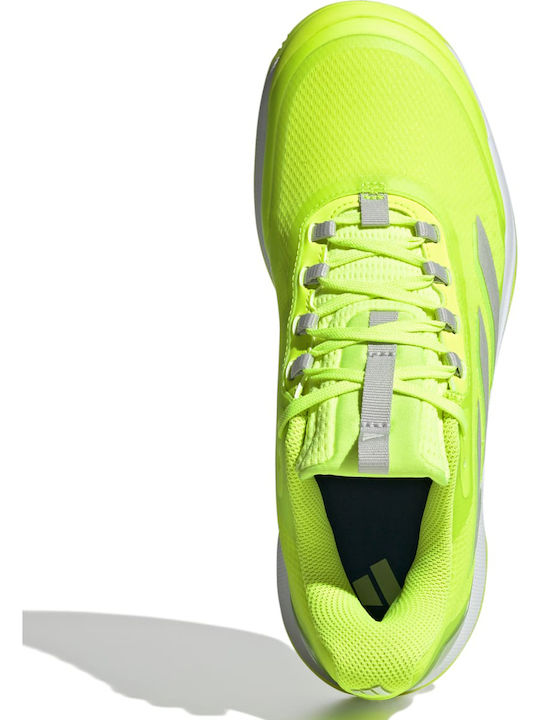 adidas Avacourt V2 Γυναικεία Παπούτσια Τένις για Χωμάτινα Γήπεδα Κίτρινα