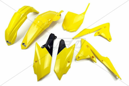 UFO Σετ Πλαστικά Μοτοσυκλέτας για Keeway Easy για Yamaha YZ 250 Κίτρινο