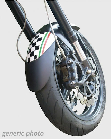 Ermax Λασπωτήρας Τροχού Μοτοσυκλέτας για Yamaha TDM 900 Μαύρο