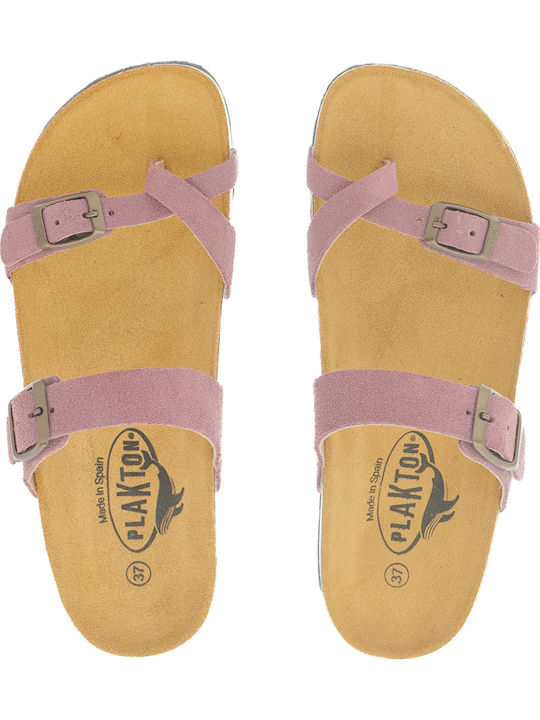 Sandale Casual Damă Din Piele Lilac
