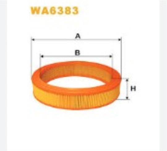 Wix Filters Filtru de Aer Auto pentru Audi 80