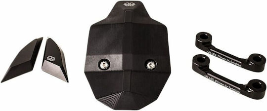 Gilles Motorcycle Frame Protectors Ducati Panigale V4 2018-2020 Black