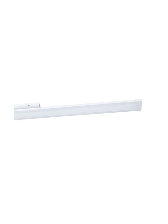 Eglo Salobrena Smart Ceiling Mount Light 120cm White with Integrated LED and Remote Control
