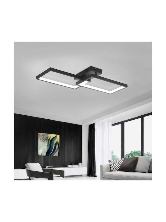 Braytron Πλαφονιέρα Οροφής Λευκή με Ενσωματωμένο LED
