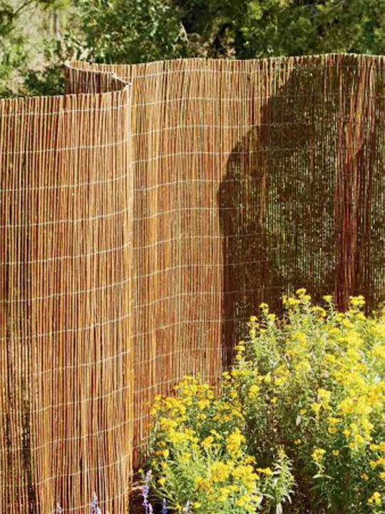 Showood Bamboo Fencing from Willow with Whole Wood 1x5m