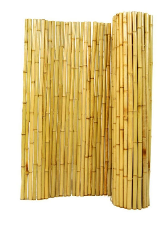 Dom Wood Bambuszaun mit Ganzes Schilf Bambus 2x2.5m