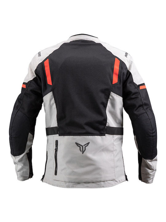 Nordcode Dune WP Oversize Summer Men's Motorcycle Jacket Grey/Red