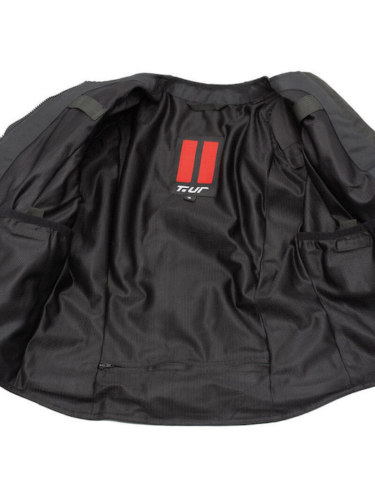 T.ur Airflow Shield Καλοκαιρινό Γυναικείο Μπουφάν Μηχανής Μαύρο