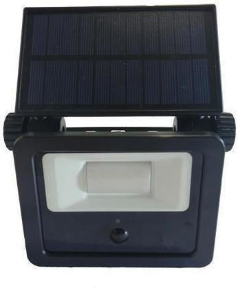 Eurolamp Επιτοίχιο Ηλιακό Φωτιστικό 8W 850lm Ρυθμιζόμενο Λευκό με Αισθητήρα Κίνησης IP54 14.8x4x18εκ.