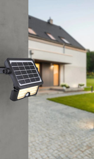 Globo Lighting Επιτοίχιο Ηλιακό Φωτιστικό 5W 580lm Θερμό Λευκό 3000K με Αισθητήρα Κίνησης IP65 23.2x3.4εκ.
