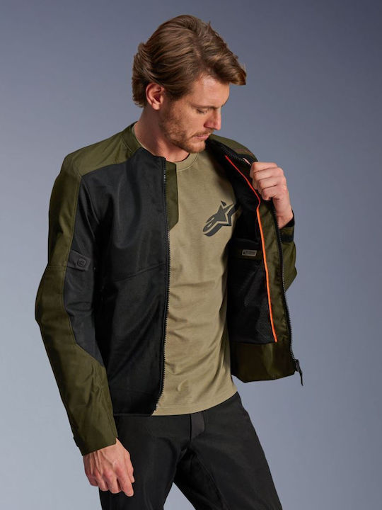 Alpinestars C-1 Air Summer Men's Motorcycle Jacket Khaki