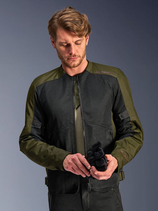Alpinestars C-1 Air Summer Men's Motorcycle Jacket Khaki
