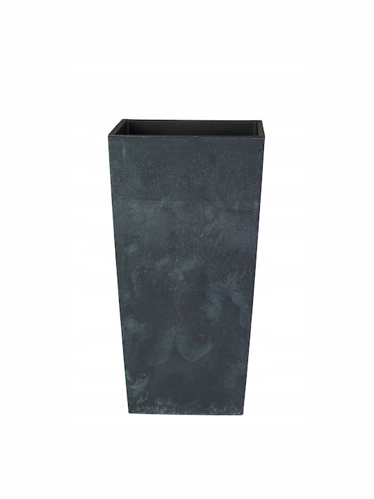 Iliadis Urbi Square Beton Effect Κασπώ Πλαστικό Γκρι 27x27x50εκ.