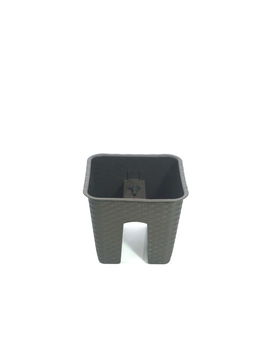 Prosperplast Висящи Саксия Пластмаса Кафяв 39.6x27.2x22.5εκ.