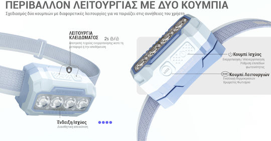NiteCore Челник LED HA23 HUE Син