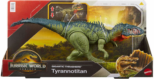 Action Figure Tyrannotitian Jurassic World Dinosaur 34.29cm.