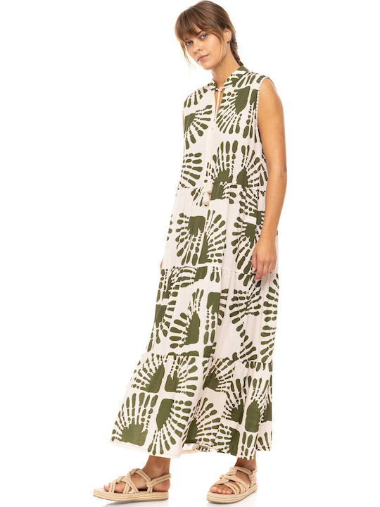 Pink Label Damen Maxi Kleid Strand Jade