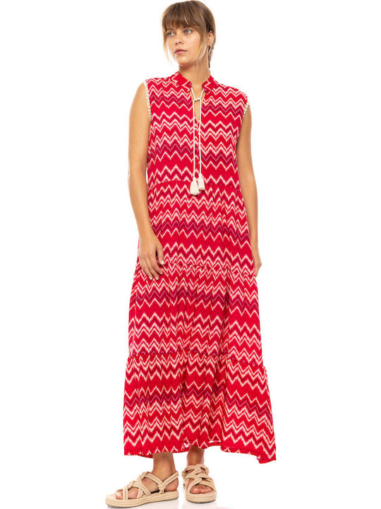 Pink Label Φόρεμα Παραλίας Κόκκινο