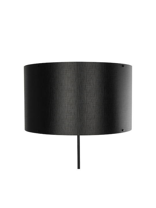 GloboStar Lumo Φωτιστικό Δαπέδου Υ155xΜ37εκ. με Ντουί για Λαμπτήρα E27 Μαύρο
