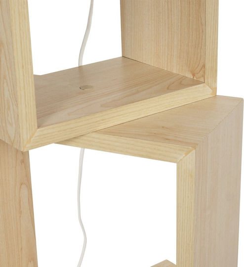 GloboStar Lumo Floor Lamp H155xW37cm. with Socket for Bulb E27 Beige