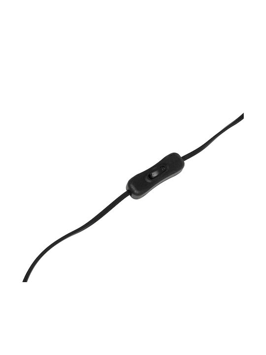 GloboStar Lumo Φωτιστικό Δαπέδου Υ155xΜ37εκ. με Ντουί για Λαμπτήρα E27 Μαύρο