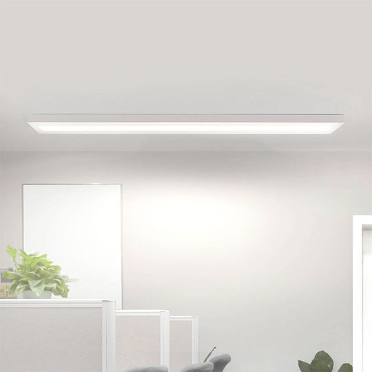 Braytron Rectangular Outdoor LED Panel 50W with Warm to Cool White Light 120x30cm