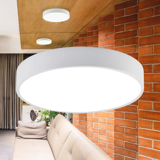 Braytron Στρογγυλό Εξωτερικό LED Panel 45W με Ρυθμιζόμενο Λευκό Φως 50εκ.
