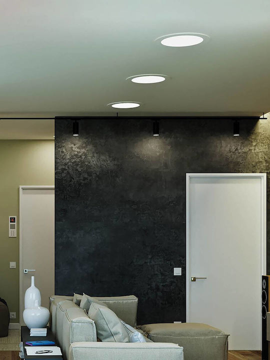 Braytron Кръгла LED Панел 9W с Неутрално бяло Светлина 4000К