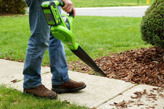 Greenworks Laubbläser Handheld mit 1 Akku 4Ah