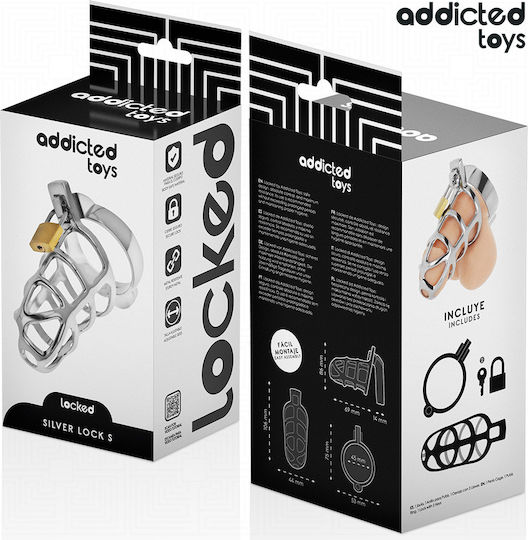 Addicted Toys Penis Cage in Silver Color