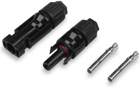 Solar Cable Set Photovoltaic Red Black 4mm H1z2z2 K1 1kw 10m