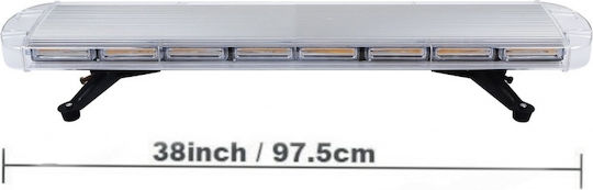 Notfall-Autolichter LED 12V Wasserdicht 97.5cm mit Orange Beleuchtung