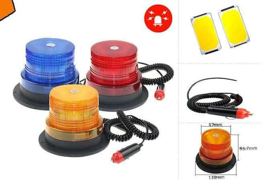 Car Beacon 12V 8.7cm with Red Lighting