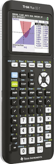 Texas Instruments Ti 84 Plus Ce-t Αριθμομηχανή Γραφημάτων σε Μαύρο Χρώμα