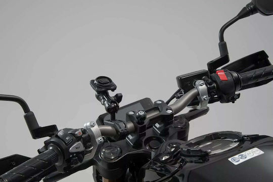 SW-Motech Halterung Telefon Motorrad mit Koffer für Lenkrad