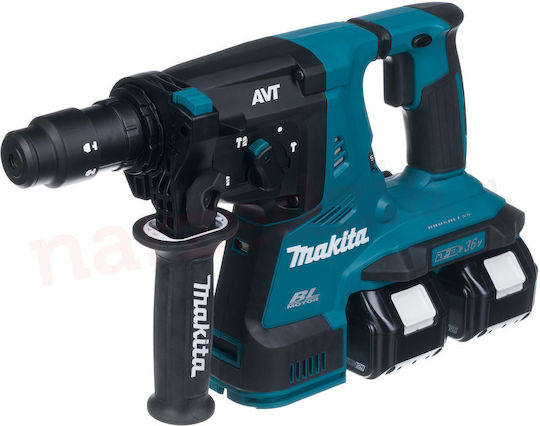 Makita DHR281PT2J Κρουστικό Σκαπτικό Πιστολέτο Μπαταρίας Brushless 18V 2x5Ah με Υποδοχή SDS Plus / Ταχείας DHR281PT2J