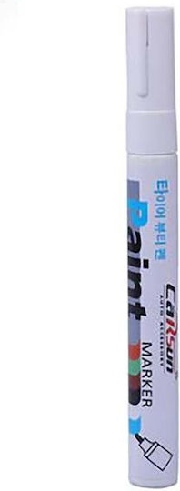 Carsun C6119 Στυλό Επιδιόρθωσης για Γρατζουνιές Αυτοκινήτου Αδιάβροχο Στυλό Ελαστικών Λευκό Λευκό