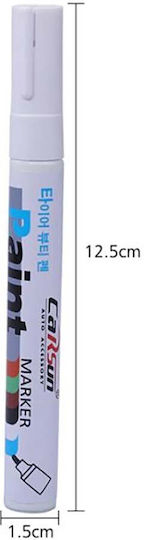 Carsun C6119 Στυλό Επιδιόρθωσης για Γρατζουνιές Αυτοκινήτου Αδιάβροχο Στυλό Ελαστικών Λευκό Λευκό