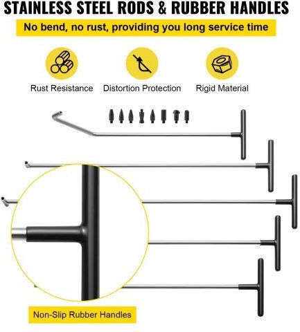 Vevor Kit Reparator pentru Adâncituri Autoturism Gri 13buc