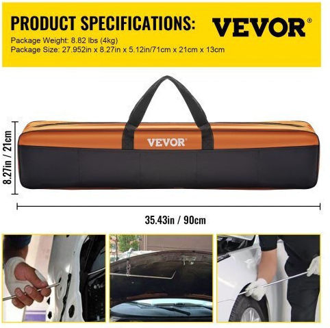 Vevor Kit Reparator pentru Adâncituri Autoturism Gri 13buc